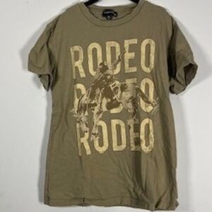 Originality Kids Tan Rodeo Horse‎ Graphic T-Shirt Short Sleeve Top Boys Medium